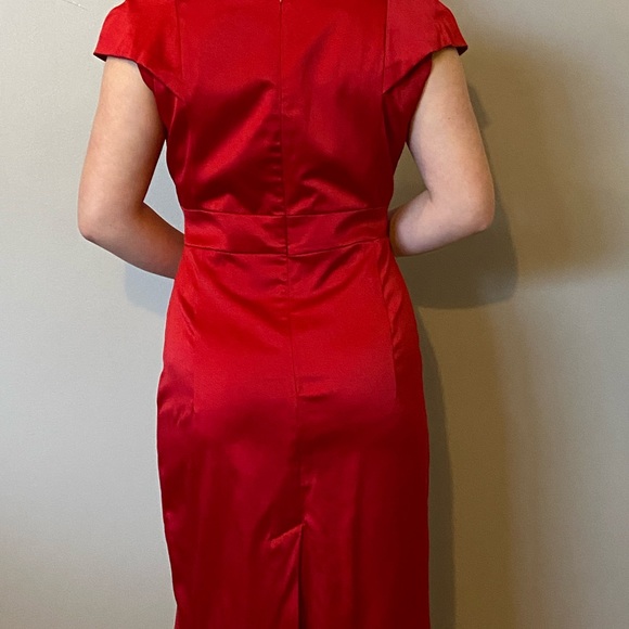 Coco & Tasha Red Cocktail Dress - Picture 4 of 8